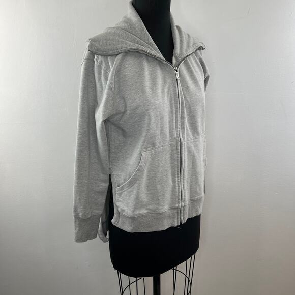 Free People Gray Zip-Up Jacket - Picture 5 of 11